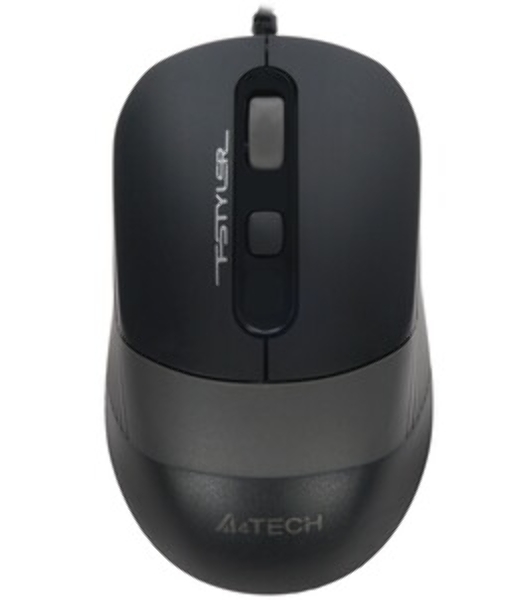 Мышь проводная A4Tech Fstyler FM10 черный/серый, 1600 dpi, USB, кнопки - 4