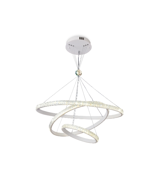 Светильник Ambrella light FA6157/3 WH белый 3000K/4200K/6400K 106W D700*890 (ПДУ РАДИО 2.4G)