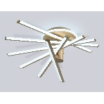 Потолочный светодиодный светильник Ambrella light FL6234 GD золото 96W 3000K-6400K 605*605*200 (ПДУ ИК), фото5