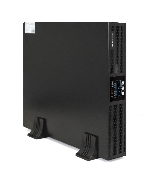 Источник бесперебойного питания On-line ExeGate EP285646RUS PowerExpert ULS-1000.LCD.AVR.C13.USB.RS232.SNMP.2U 1000VA/1000W, On-Line, PF=1, LCD, 4*IEC-C13, RS232, USB, SNMP-slot, Rackmount 2U/Tower, черный