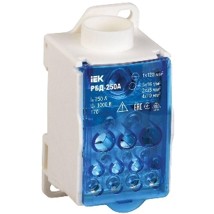 Распределительный блок IEK RBD-250 на DIN-рейку РБД-250А