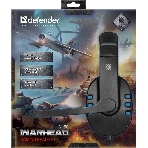 Гарнитура Defender Warhead G-160 чёрный/синий, проводная, фото18