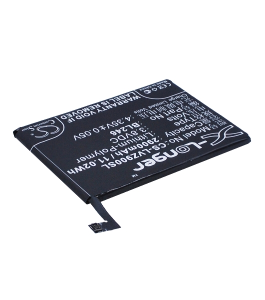 Аккумулятор CameronSino CS-LVZ900SL BL246 для Lenovo Vibe Shot 3.8V, 2900mAh, 11.02Wh