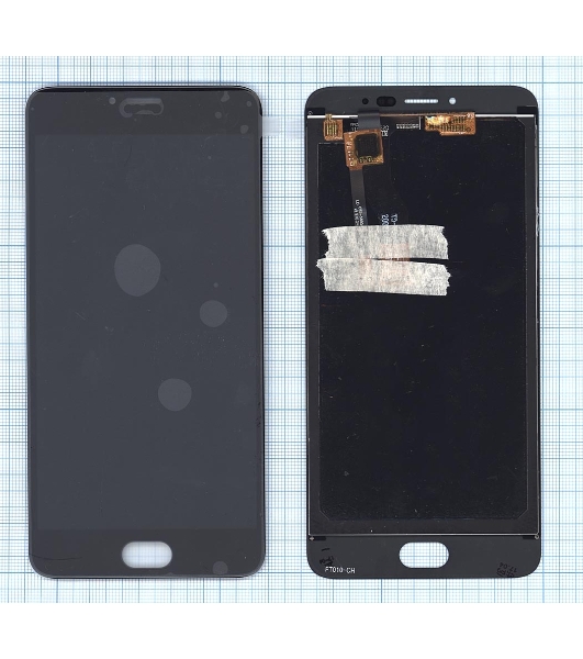 Дисплей для Meizu M3 Note M681H черный