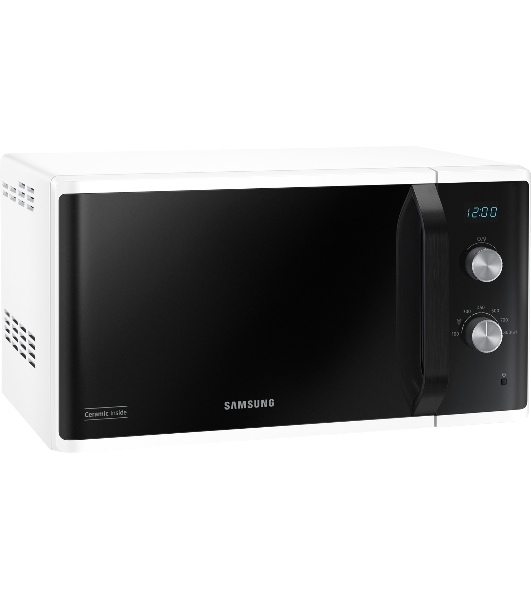 Микроволновая печь Samsung MS23K3614AW белый, 23 л, 800 Вт, переключатели - поворотный механизм