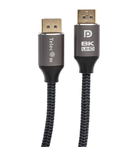 Кабель соединительный DP-DP 1.4V 8K@60Hz 1.5м, Telecom Pro TCG750-1.5M