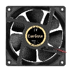 Вентилятор 24В DC ExeGate EX12038B2P-24 (120x120x38 мм, 2-Ball (двойной шарикоподшипник), 2pin, 3000RPM, 46dBA), фото4