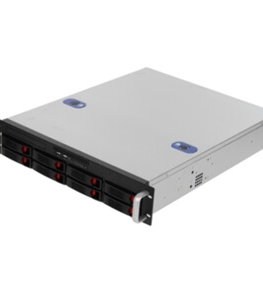 Серверный корпус Exegate EX281290RUS Pro 2U550-HS08 RM 19', высота 2U, глубина 550, БП 1U-600ADS, 8xHotSwap, USB