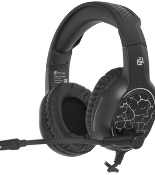 Гарнитура Oklick HS-L930G чёрный/синий, проводная, USB, подсветка