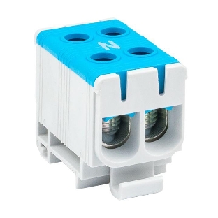 Клемма силовая вводная двойная КСВ 16-50 синяя EKF PROxima plc-kvs2-16-50-blue EKF