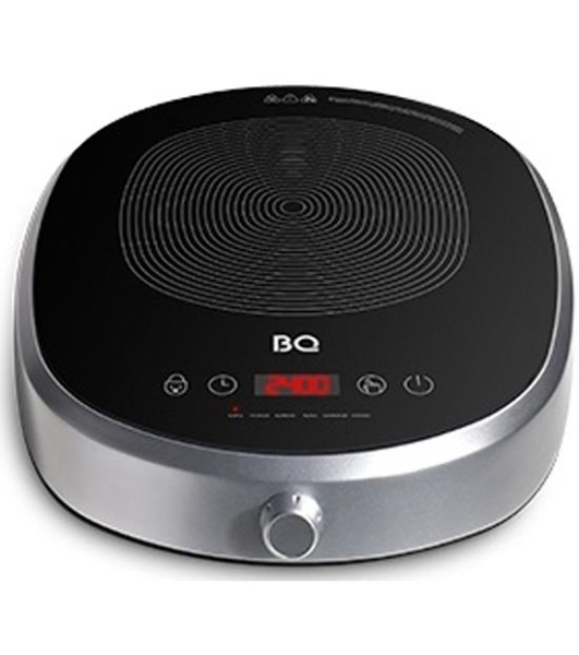 Плита настольная индукционная BQ HP121SS Grey Мощность 2400 Вт, Шаг переключения мощности 100 Вт, 24 режима нагрева