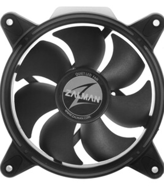 Вентилятор для корпуса Zalman ZM-RFD120A черный, 120 мм, 1500 об/мин, 25.6 дБ, 3 pin