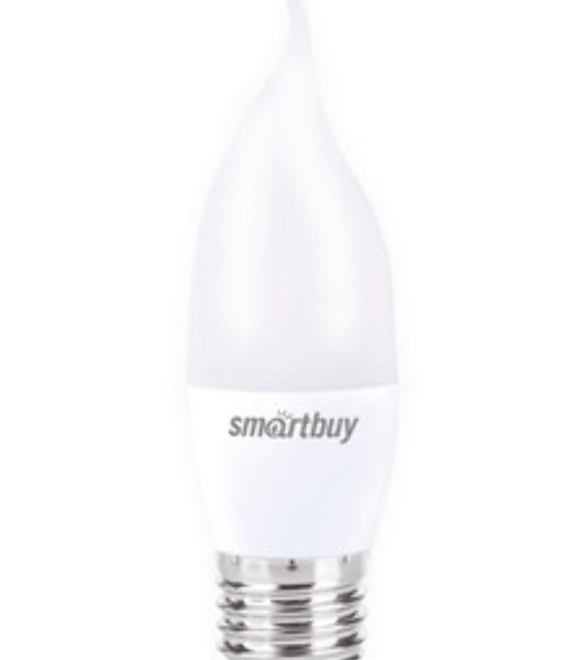 Лампа светодиодная Smartbuy-C37-9,5W/6000/E27