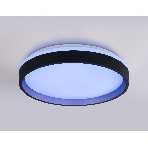 Светодиодный светильник RGB Ambrella light FZ604 BK/GD черный/золото IP20 46W 3000K-6500K+RGB D390*80 (ПДУ ИК), фото6