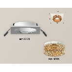 Комплект встраиваемого светильника Ambrella light XC7631024 SWH/CF белый песок/кофе MR16 GU5.3 (C7631, N7195), фото 1