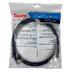 Патч-корд Buro STP 4 пары cat.7 CCA molded 2м черный RJ-45 (m)-RJ-45 (m), фото 1