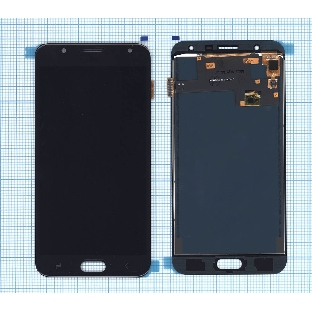 Дисплей для Samsung Galaxy J7 DUO (2018) в сборе с тачскрином SM-J720 (TFT) черный