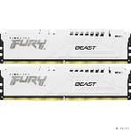 Оперативная память Kingston Fury Beast, DDR5, 32Gb (2x16Gb), 5600MHz, CL40, DIMM, с радиатором, белый, фото9