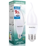 Лампа светодиодная Smartbuy-C37-9,5W/6000/E27, фото 1