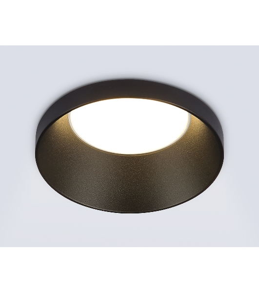 Встраиваемый точечный светильник Ambrella light TN102802 BK черный GU5.3 D71*34