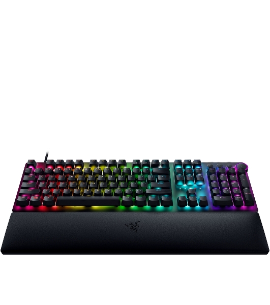 Клавиатура проводная игровая Razer Huntsman V2 (Purple Switch) - Russian Layout Gaming Keyboard