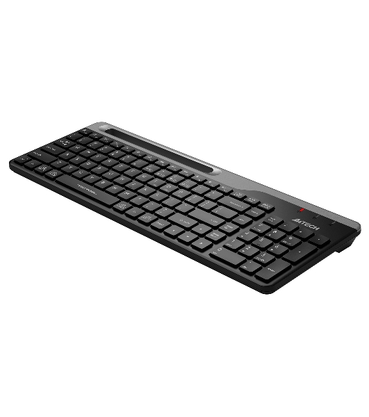 Клавиатура беспроводная A4Tech Fstyler FBK25, USB, Bluetooth/Радиоканал, черный/серый