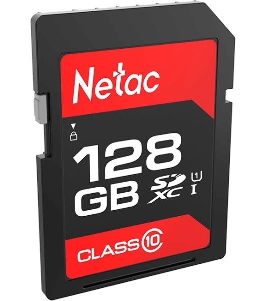 Флеш карта Netac P600 SDHC 128Gb U1/C10 up to 80Mb/s, retail pack