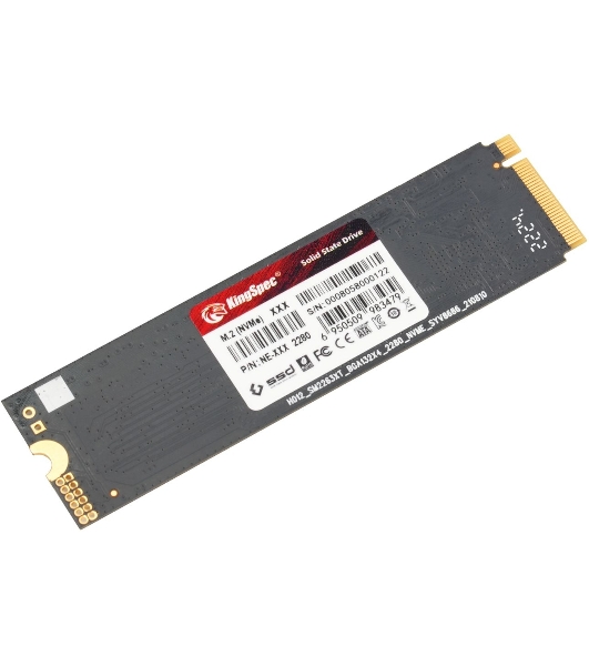 Накопитель SSD KingSpec NE-2TB, 2000Gb, PCIe 3.0 x4, M.2 2280, NVMe, R/W 2400/1900