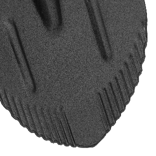 Лопата штыковая Сибртех 210х290х1150 мм, цельнометаллическая, с зубьями