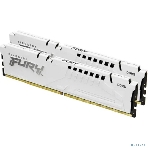 Оперативная память Kingston Fury Beast, DDR5, 32Gb (2x16Gb), 5600MHz, CL40, DIMM, с радиатором, белый, фото8