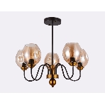 Светильник Ambrella light TR9057/5 DCF/TI темный кофе/янтарь E27 max 40W D650*572, фото 1