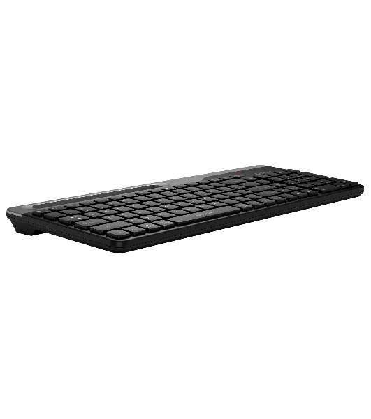 Клавиатура беспроводная A4Tech Fstyler FBK25, USB, Bluetooth/Радиоканал, черный/серый