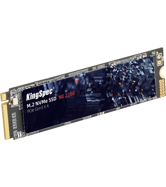 Накопитель SSD KingSpec NE-2TB, 2000Gb, PCIe 3.0 x4, M.2 2280, NVMe, R/W 2400/1900