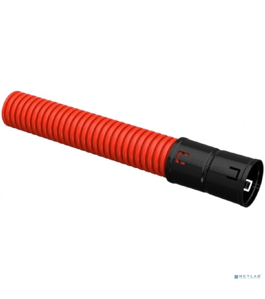 Труба гофрированная двустенная ПНД d50 мм красн. (уп. 50 м) IEK CTG12-050-K04-050-R/CTG12-050-K04-050