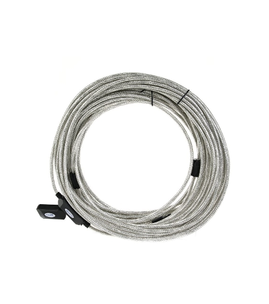 Кабель-адаптер Aopen/Qust USB2.0-repeater, удлинительный активный Am-->Af 20м (ACU823-20M) 6938510851345