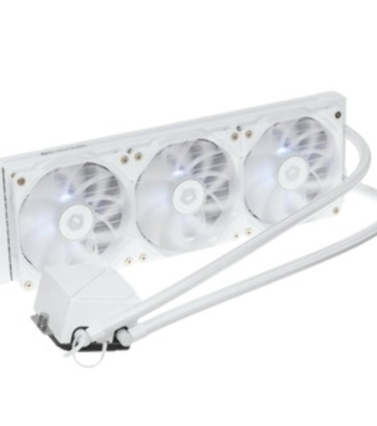 Система жидкостного охлаждения для процессора ID-COOLING DASHFLOW 360 BASIC WHITE белый 120мм алюминий+медь 1800rpm 35.2db 4-pin 350W