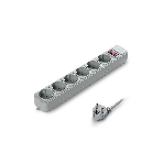Сетевой фильтр ExeGate EX119388RUS SP-6-1.8G (6 розеток, 1.8 м, евровилка, серый), фото 1