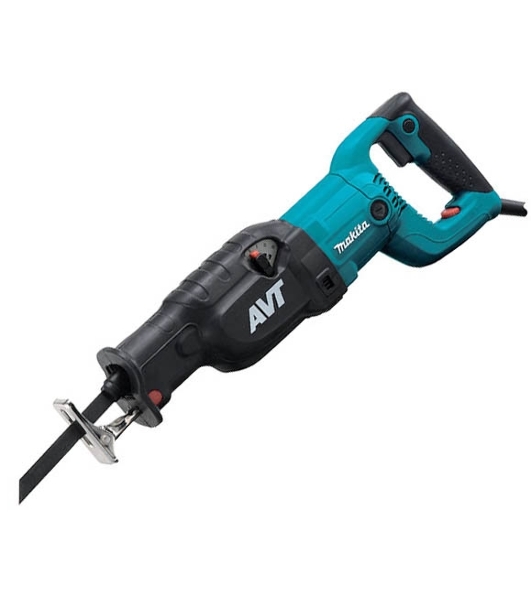 Пилы электрические цепные Makita JR3070CT Пила саб, 1510Вт,0-2800об\м,ход-32мм,рез-255мм,4.3кг,чем,АВТ