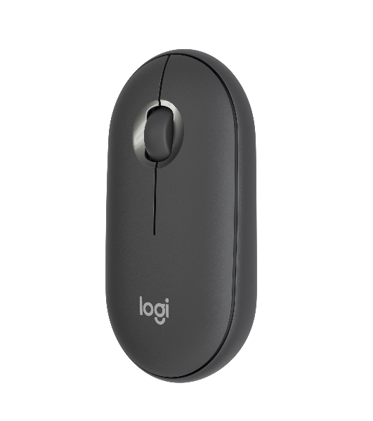 Мышь беспроводная Logitech Pebble M350 графитовый, 1000 dpi, радиоканал, Bluetooth, USB, кнопки - 3