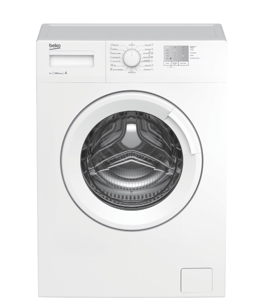 Стиральная машина Beko WRS5511BWW (7320110005) белый, загрузка фронтальная 5 кг, 1000 об/мин., класс: А