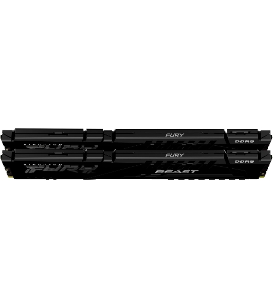 Оперативная память Kingston Fury Beast, DDR5, 32GB (2x16GB), 5600MHz, CL40, DIMM, с радиаторами, черный