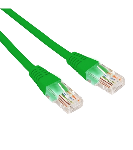 Патч-корд U/UTP Rexant cat.5e, RJ45-RJ45, 26AWG, ZH нг(А)-HF, зеленый, 2 м