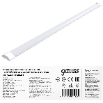 Светильник светодиодный Gauss IP40 1200x76x24мм 36W 3200lm 4000K WLF-2 сталь, фото7