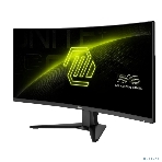 Монитор 34' MSI MAG 346CQ VA 3440x1440, 180 Гц, 1 мс, 21:9, 300 кд/м², 2xHDMI 2.0b, DP 1.4a, USB-C, 3.5 Jack, HDR Ready, Adaptive-Sync, изогнутый экран (1500R), черный, фото7