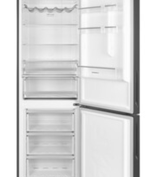 Холодильник Maunfeld MFF200NFSB10 Inverter черный двухкамерный 257/94л морозилка снизу, No Frost