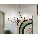 Люстра Ambrella light LH57093/7 BS/FR латунь/белый матовый E14/7 max 40W D840*790, фото8