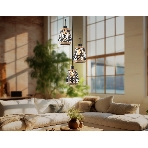 Светильник Ambrella light TR8522/3 BK/SB черный/бронза E27/3 max 60W D380*1000, фото3