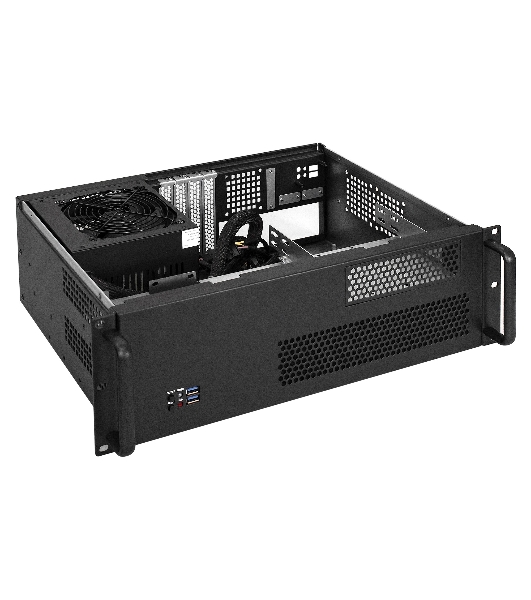 Серверный корпус ExeGate EX293669RUS Pro 3U330-02 (RM 19', высота 3U, глубина 330, БП 800PPH-SE 80 PLUS® Bronze, USB)