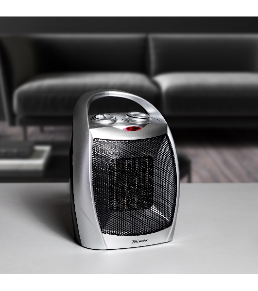 Тепловентилятор MTX FHC-1500, серый, 750/1500 Вт, 15 м2, термостат