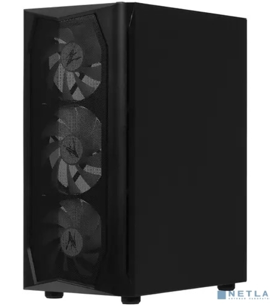 Компьютерный корпус MidiTower Zalman N4 black (ATX,Window, 6xRGb fan, USB 2.0 x2, USB 3.0x1, без БП) (N4 rev.1)